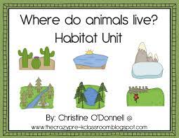 Animal Habitats Printables Product Where Do Animals Live 11 Habitats Animals Minibooks 206p Animal Habitats Kindergarten Worksheets Kindergarten Teachers