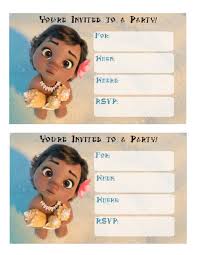 Musings Of An Average Mom Free Printable Moana Invitations