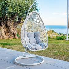 Subito a casa e in tutta sicurezza con ebay! Poltrona Sospesa Coral Bianca Lettini Da Spiaggia Amache Eminza