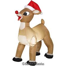Airblown Inflatable Rudolph The Red Nosed Reindeer Rudolph The Rednosed Reindeer Reindeer Rudolph The Red