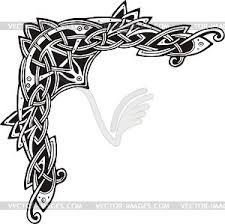 This is a double pattern, one that took quite a bit of tweaking to get right. Celtic Decorative Corner Vector Clip Art