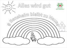 Aktion Ausmalbild Stadtverwaltung Bensheim