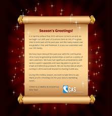 Thank you for a great year! - CAS, INC. | Direct Marketing Blog