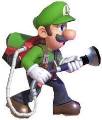 Super Luigi Holding The Poltergust Flashlight By Transparentjiggly64 On Deviantart Luigi Mario Art Mario Bros