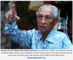 Yg bhg tan sri abdul aziz abdul rahman, the first ceo of mas.he must be pointing at menara mas, which was a landmark in jalan sulan ismail. What Mas First Ceo Says Malaysiaairlinesfamilies
