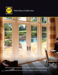 However, when you want privacy or darkness, their shape and size necessary blinds to cover them as ordinary curtains generally let the light in by weaving the fabric or around the. Patio Door Collection Pella Pdf Catalogs Documentation Brochures