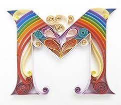 Customize your gift cards or frame a monogram letter, made of quilling paper. Mimpara Cinacalcet Calendar On Adweek Talent Gallery Quilling Letters Quiling Paper Paper Quilling Designs