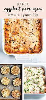 Baked Eggplant Parmesan Recipe Baked Eggplant Healthy Baking Food