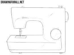 Sewing is a great skill everyone should learn. How To Draw A Sewing Machine