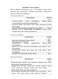 Contoh laporan pembelajaran jarak jauh (daring). Evaluasi Diri Untuk Pkb Guru