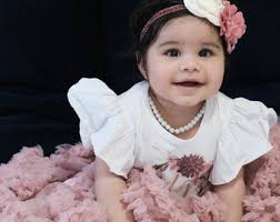 Mauve Hälfte 1/2 Geburtstag Mädchen Rose Gold Tutu Outfit, Vintage Rose  Onesie®, Blush Pink One Pettiskirt, Burgund Outfit Cake Smash Stirnband