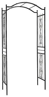 Amazon Com Gardman R355 Charleston Arch Black 3 39 7 Quot Wide X 7 39 7 Quot High Garden Arbors Arche Charleston Gardens Garden Arch Rainbow Garden