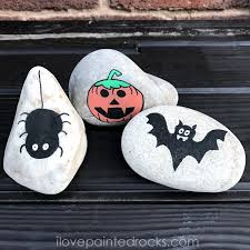 Easy Halloween Rock Painting Ideas Halloween Story Stones I Love Painted Rocks Painting ninja rocks is fun and great for rock painting beginners. easy halloween rock painting ideas