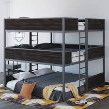 17 stories neelyville queen low profile platform bed wayfair bunk rooms triple beds heavy duty shelf brackets