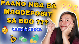 If the atm does use envelopes, put your bills and/or checks inside and insert the. Bdo Deposit Paano Nga Ba Magdeposit Sa Bdo Cash And Check Over The Counter Philippines Youtube