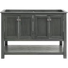 Fresca 48 Inch Manchester Double Sink Vanity Without Top Gray Wood Veneer Fcb2348vg D In 2020 Double Sink Vanity Traditional Bathroom Cabinets Vanity Sink