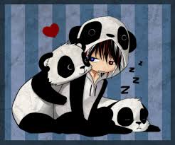 Panda Love By Naimane On Deviantart Anime Chibi Panda Art Panda Love