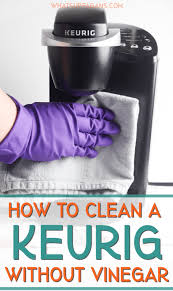 Fill the water reservoir with a 50/50 mixture of distilled white vinegar (this common household product sanitizes and removes. How To Clean And Descale A Keurig Without Vinegar