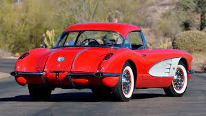 You can rent this 1958 red corvette convertible fuellie for filming and photoshoots in los angeles, ca from 120/hr. Red And White 1958 Chevrolet Corvette Heads To Auction