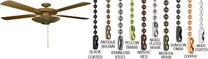 However, its less common to also have the fan wired to a switch. Ceiling Fan Chains Pull Chains In Bulk Ball Chain Manufacturing