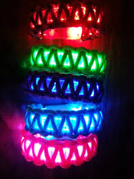 Led Light Up Paracord Bracelets Etsy