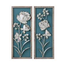 Top 10 Must See Metal Floral Wall Decor Sets Of 2020 Home Wall Art Decor Metal Flower Wall Decor Metal Wall Flowers Floral Wall Art
