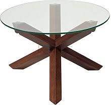 The flared legs of this rich espresso finished coffee table not only add elegance. Dark Wood Coffee Table With Glass Top Shop Online And Save Up To 53 Uk Lionshome