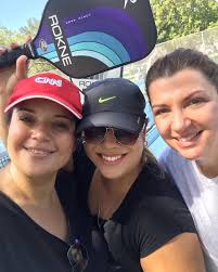 When we went to @rancholapuerta earlier this summer, we tried our hand at  pickle ball. We played against people twenty years older than us, who play  with the intensity of @martinanavratilova and