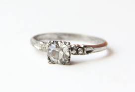 Vintage 1930s Art Deco Uncas Sterling Silver Engagement Ring Promise Ring Vintage Wedding Vintage Engagement Rings Promise Rings Vintage Engagement Rings