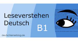 Ich freue mich, ihnen auf dieser seite meine übungen im bereich deutsch als fremdsprache präsentieren zu können! Leseverstehen Deutsch B1 Deutsch Lesen B1 Ubungen Lesen B1