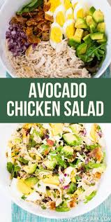 Easy Keto Chicken Salad With Avocado Bacon Lowcarbspark Recipe Keto Recipes Easy Chicken Salad Recipes Keto Chicken Salad