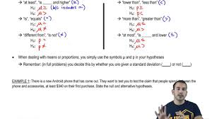 An alternative hypothesis and a null hypothesis are mutually exclusive, which means that only one of the two hypotheses can be true. Determining The Null And Alternative Hypotheses Youtube