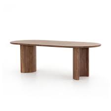 Crescent Dining Table Hausful In 2020 Dining Table Oval Table Dining Dining