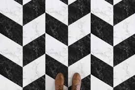 Black And White Luxury Vinyl Floor Tiles Pin On Floors