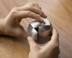 6 piece wooden sphere puzzle solution. Venn Puzzle Sphere Metal Puzzle By Craighill Puzzle Score