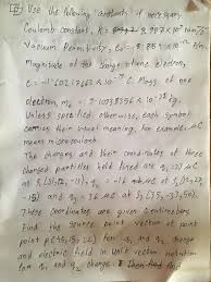 Maybe you would like to learn more about one of these? Vacuum Permitivity Lo 8 854 X 10 12 Flm Vse The Chegg Com