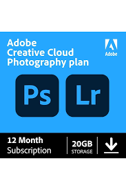 Adobe Creative Cloud Photography Plan 20 Gb Photoshop Lightroom 12 Month Subscription Wi Adobe Creative Cloud Adobe Creative Adobe Creative Cloud Tutorials