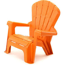 Kids Garden Chair Orange Wide Armrest Comfy Back Garden Patio Outdoor Furniture Littletikes Plastic Garden Chairs Garden Chairs Garden Chairs Design
