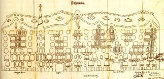 Casa Mila Draft Of Elevation Drawn By Gaudi In February 1906 For The Municipality Of Barcelona Casa Mila Gaudi Elevation Drawing