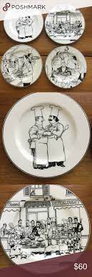 Epoch Le Restaurant Salad Plates Set Of 4 Plate Sets Plates Dinnerware Colour