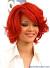Rihanna Red Hair Curly