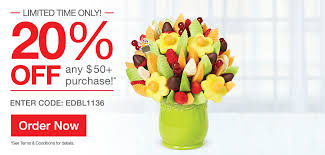 Edible Arrangements Canada Deal Save 20 Off Any 50 Purchase With Promo Code Canadian Freebies Coupons Deals Bargains Flyers Contests Canada