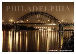 Save your own favourite trails. Philadelphia Tacony Palmyra Bridge Urlaubsgrusse Und Spruche Echte Postkarten Online Versenden