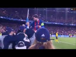 Na tarde de hoje, o clube catalão anunciou a saída do atacante, que estava sem contrato desde o fim da última temporada. Messi Celebration Vs Psg Youtube