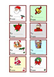 We specialize in parties of all kinds, from birthday and company parties, to attitude adjustment parties and everything in between. Christmas Cards For Gift To From 1 3 Esl Worksheet By Venezababi
