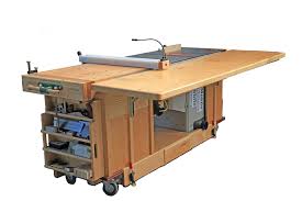 Ekho Mobile Workshop Portable Cabinet Saw And Router Table Reader S Gallery Fine Woodworking Mobile Workshop Workshop Plans Table Saw
