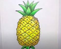 Check spelling or type a new query. Cute Pineapple Drawing Archives How To Draw Step By Step