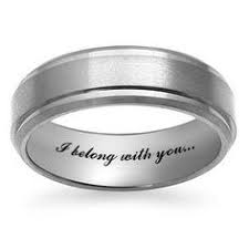Wedding band engraving ideas from movies & songs · a love divine · a whole new world · a thousand years · ain't no mountain high enough · all of me · all you need is . Sale Romantic Engravings For Wedding Bands Is Stock