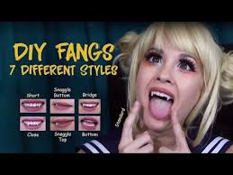 The trend dates back to at. How To Cheap And Easy Fangs 7 Different Styles As Toga Youtube