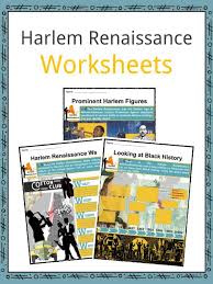 Harlem Renaissance Facts Worksheets Movement Music
